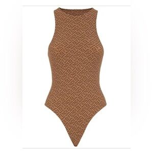 SKIMS X FENDI Monogram Bodysuit